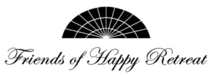 Friends of the Happy Retreat black and white logo